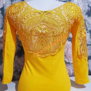 Body jaune d’or taille XL