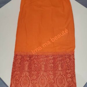 Jupe orange taille 2XL