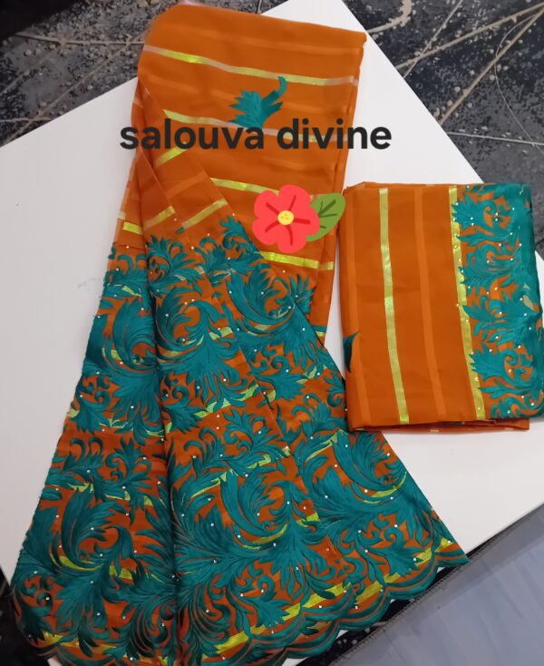 Salouva 2piece tissu brillant