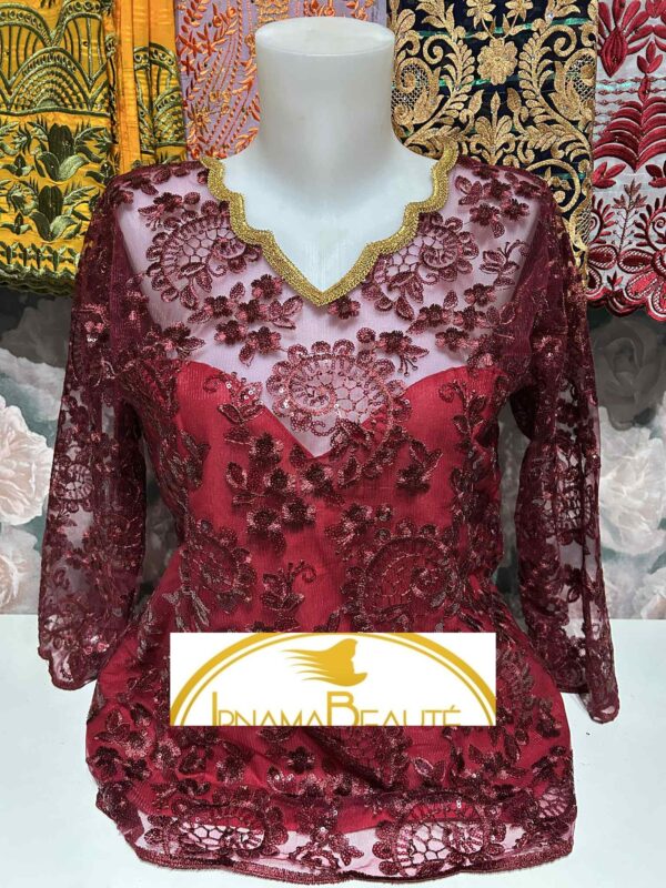 Body rouge bordeaux taille M
